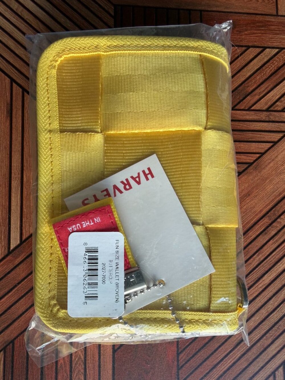 New Harveys Buttercup Woven Fun Size Wallet (FSW)